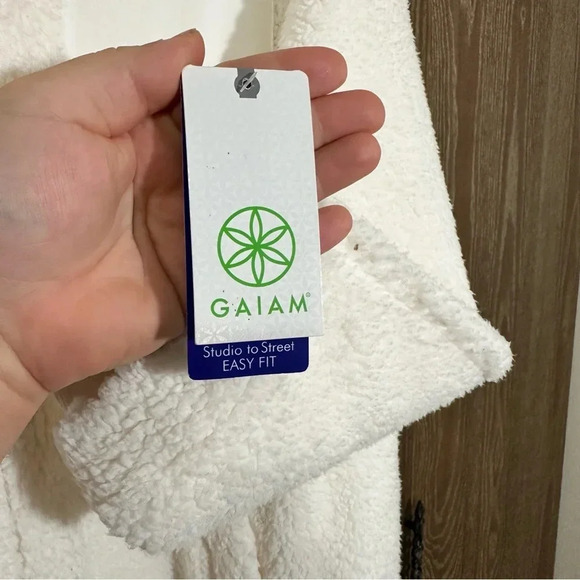 Gaiam NWT Women's Sweater Hoodie XXL Cozy Soft Long Sleeve Hooded Sweater Jacket - Picture 4 of 11